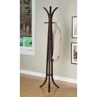 Coaster Furniture 900816 Coat Rack with 6 Hooks Cappuccino